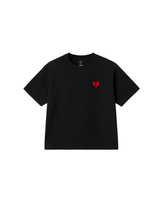 HRTLSS CLASSIC T-SHIRT - BLACK