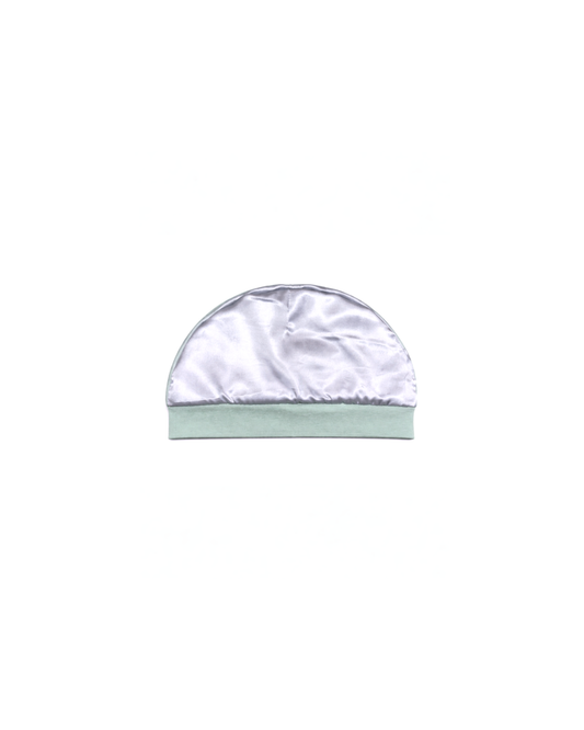 SATIN SKULLCAP BEANIE - MINERAL GREEN