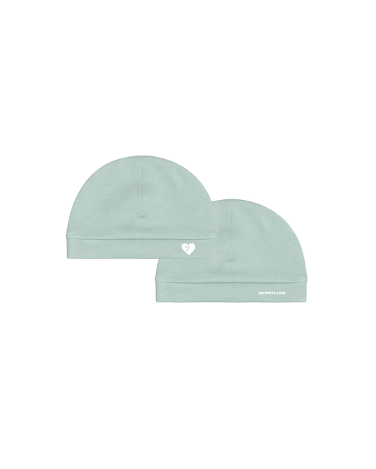 SATIN SKULLCAP BEANIE - MINERAL GREEN