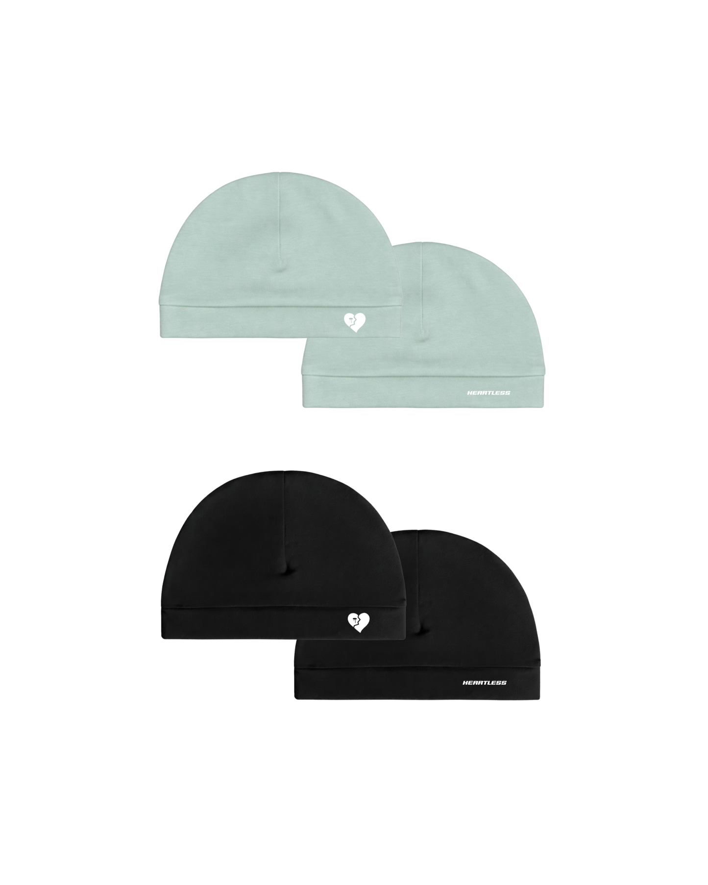 SATIN SKULLCAP BEANIE - MINERAL GREEN