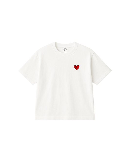HRTLSS CLASSIC T-SHIRT - WHITE