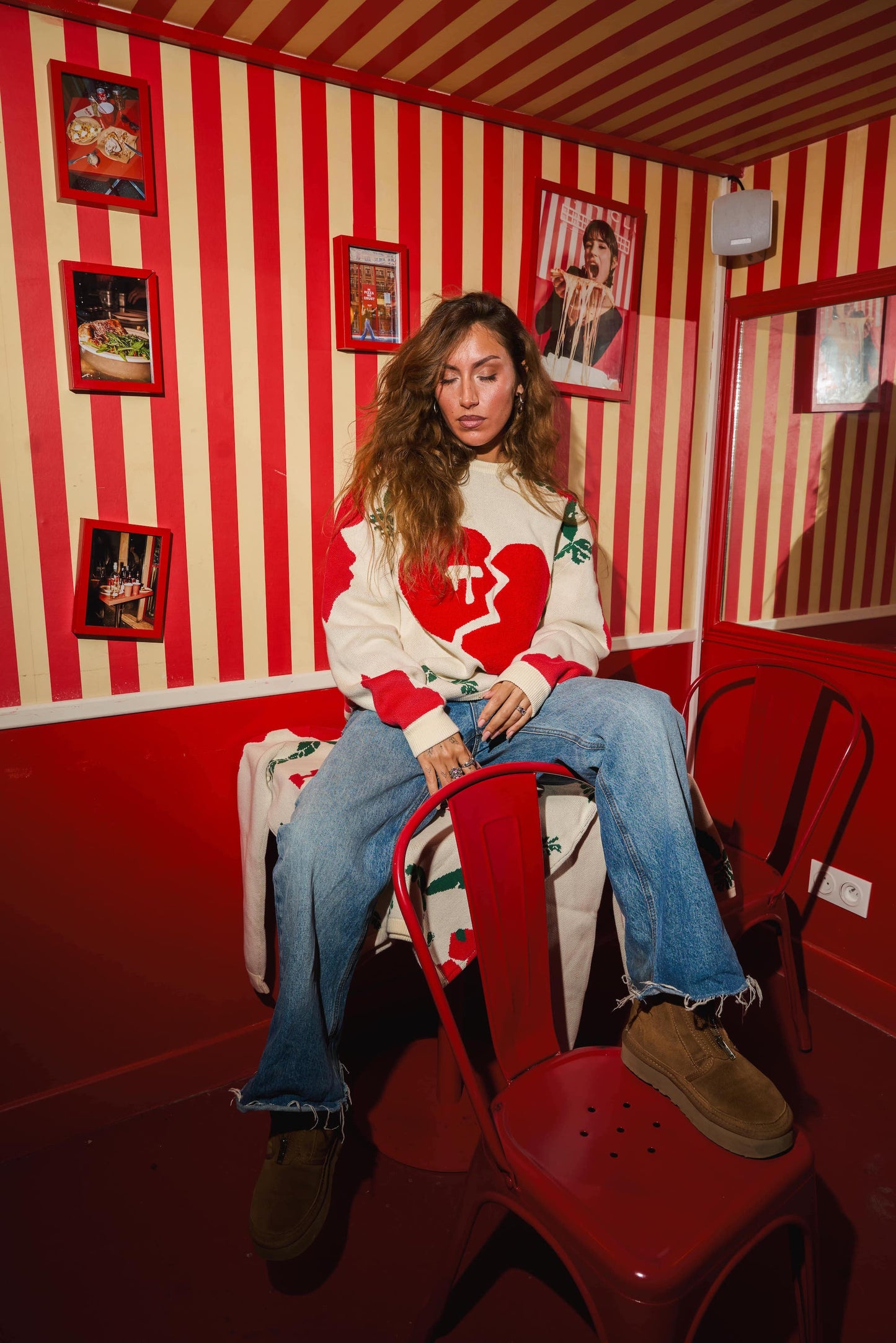 NO HEARTS IN THE WILD - HEAVY KNIT SWEATER